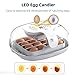 Egg Incubator, 16 Incubators for Hatching Eggs with Automatic Egg Turning, Egg Candler and Automatic Water Adding for Hatching Chickens, Ducks, Goose, Quails & 4 Wooden Eggs
