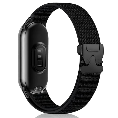 [SiDyQi] �R���p�`�u�� Xiaomi Smart Band 10/9/8 �����o���h �V���I�~ �X�}�[�g�o���h10/9/8 �p �ւ��o���h �i�C�����҂ݐL�k�������x���g �����R�l�N�^ �T�C�Y���߉\ �����Y ���f�B�[�X �X�|�[�c�����x���g �ʋC ��