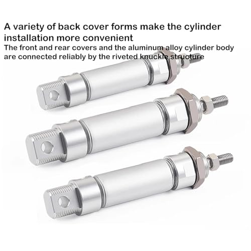Vérin pneumatique MBL25 pour outillage d'atelier mini cylindre 125mm - 5