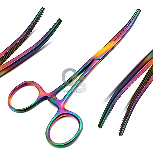 GS Online Heavy Duty Curved Hemostat Forceps 5.5