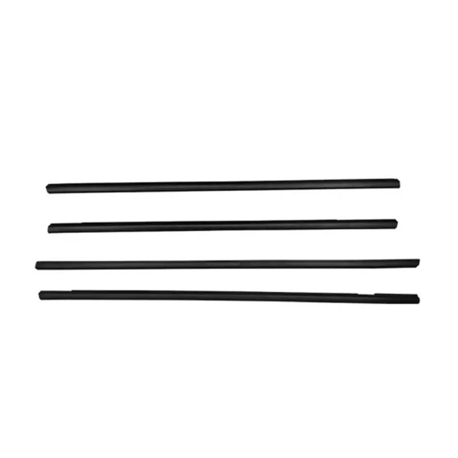 Yijiavsx One Color Car Weather Stripping For Chevrolet For Sail 2010-2014 Sedan Weatherstrip Seal Strips Rubber Door Moulding Trim 92099215 4Pcs