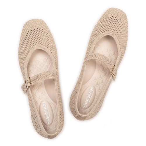 Frank Mully Womens Casual Flat Shoes Square Toe...