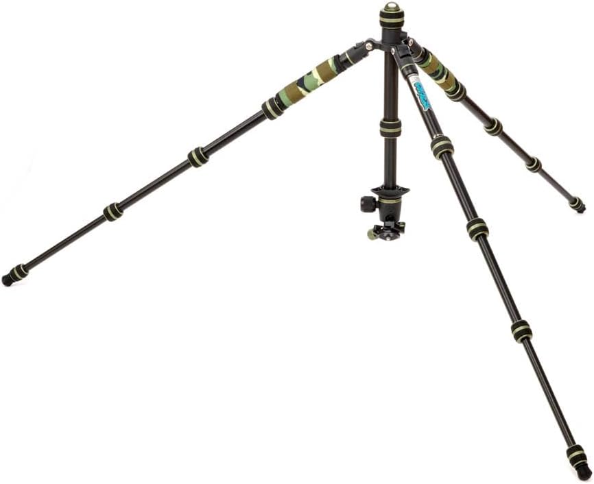 3 Legged Thing Punks Corey 2.0 Magnesium Alloy Ultra-Compact Travel Tripod - Adjustable, Multi-use Camera Tripod with Three Detachable Legs (Moss Green)