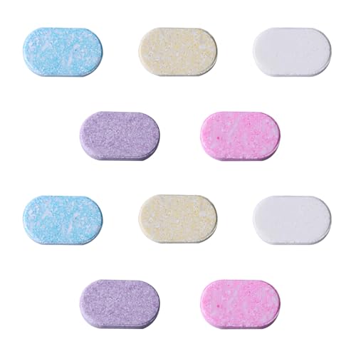 10 Pcs Scent Foaming Hand Soap Refill Tablets, Plastic Free Sustainable Hand Foam Wash Refill Tablets for Kitchen Bathroom, Eco-friendly Wash Pods Effervescent Liquid Soap Tabs, 5 Scent