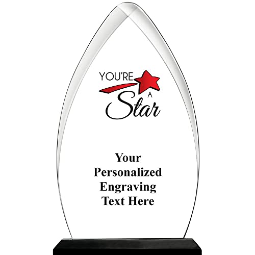 Crown Awards 6.75" You're A Star Color Gateway Skyline Acrylic, Customize with Your Engraving