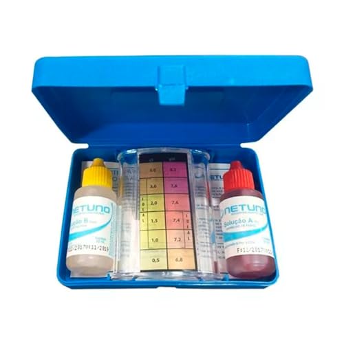 Estojo com Teste Medidor de pH e Cloro Escritex - Precisão e Confiabilidade para Monitorar Qualidade da Água