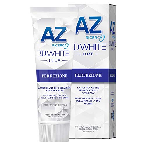 Dentifrice AZ 3D White Luxe avec Action blanchissant dents professionnel
