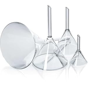 Tuuters Ø75mm Glastrichter mit kurzem Stiel