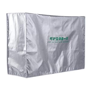 Cikonielf Klimaanlagenabdeckung Außenabdeckung Anti-Staub Wasserdicht Anti-Staub Anti-Schnee Sonnenschutz für Home Watcher Square Klimaanlagenabdeckung Zubehör(3p 92 * 35 * 69)