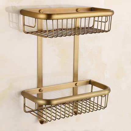 CWCQGH Floating Wall-Mounted Shelves Organizer for Bathroom and Kitchen Storage,Que