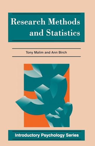 Research Methods And Statistics (Introductory Psychology Series)