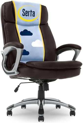 Serta Fairbanks Big and Tall Executive Office Chair - Ergonomic H...