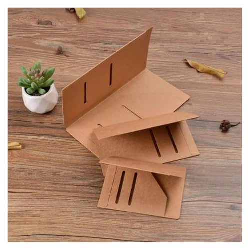 Carpetas de papel kraft tamaño L para cuadernos de viaje recargables 6