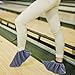 FAVOMOTO 2 Pair Non Slip Cloth Shoe Covers, Reusable Thickened Boot Shoe Covers Foot Protectors for Bowling Household Office Laboratory