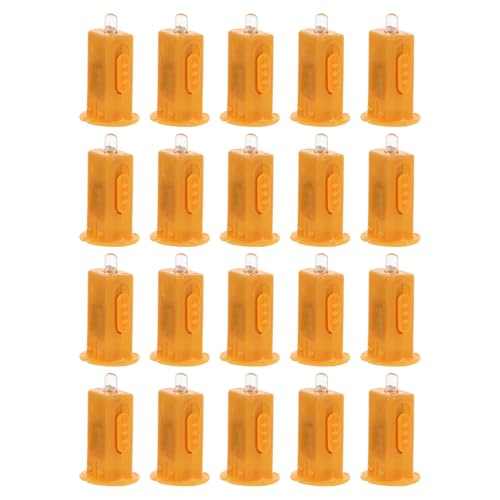 IMIKEYA 20 Piezas Unidades Luces LED para Faroles de Papel Pequeñas Lámparas de Fiesta con Pilas Luces Creativas para Decoración Interiores y Exteriores