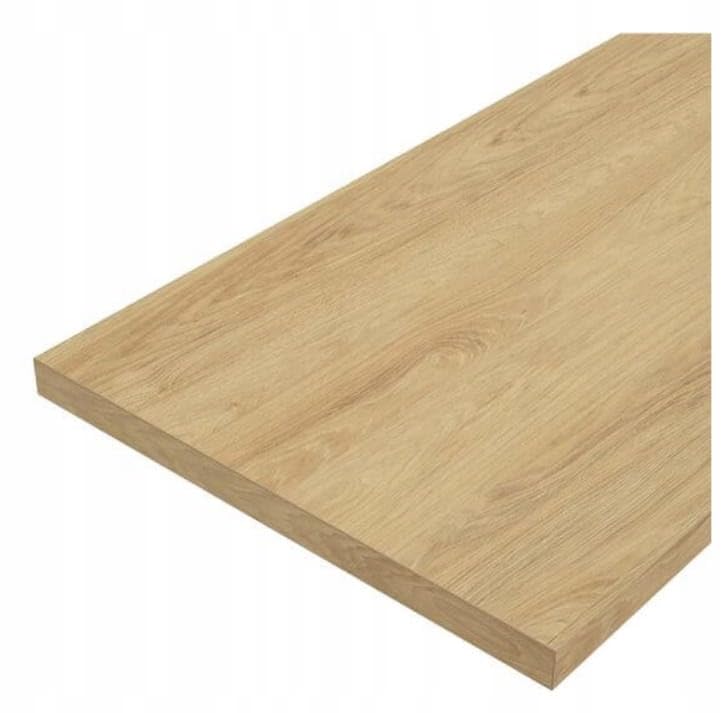 .Deftrans Blat pod umywalkę, 60 x 46 cm, dąb Craft Gold – laminowana płyta meblowa do mebli łazienkowych, szafki pod umywalkę, do łazienki