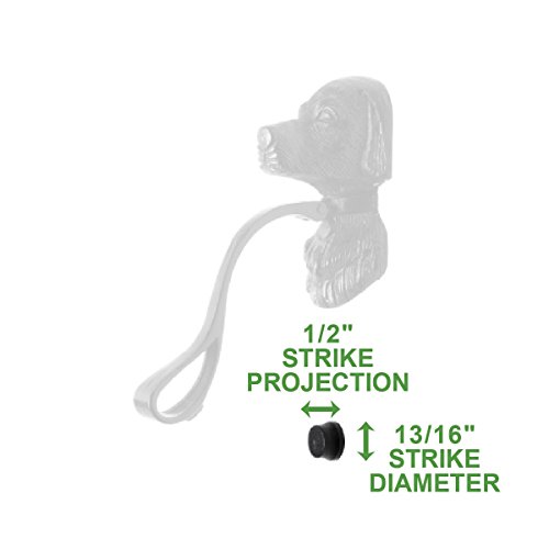 Renovators Supply Manufacturing Door Knockers For Front Door 7-5/8 In. Cast Iron Dog Shaped Door Knocker With Mounting Hardware #TOP5