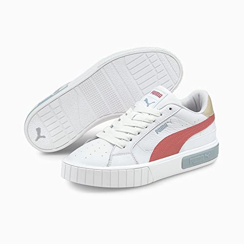 PUMA Womens Cali Star Lace Up Sneakers Shoes Casual - White - Size 9.5 M2