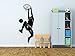 Vinilo Decorativo Pared Mate Baloncesto | Varias Medidas 46x130cm | Pegatina Adhesiva Decorativa de Diseño Elegante