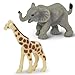 Safari Ltd. Good Luck Minis Savanna Fun Pack - 8 Mini Figurines of Savanna Wildlife Animals - Educational Toy for Boys, Girls, and Kids Ages 5+