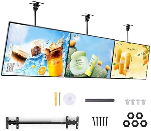 Ultra Slim LED Monitor for Digital Signage, 50x80cm Menu Board & Snap Frame Light Box for Restaurants, Cafes, Shops - Complete Advertising Solution