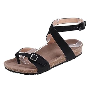 LIUsj JUNST Rome Stijl Zomer Slippers Vrouwen Casual Open Teen Sandalen Retro Mode Platte Sandalen Comfortabele Vintage Slippers Dames Strand Comfort Outdoor Wandelschoenen Lichtgewicht