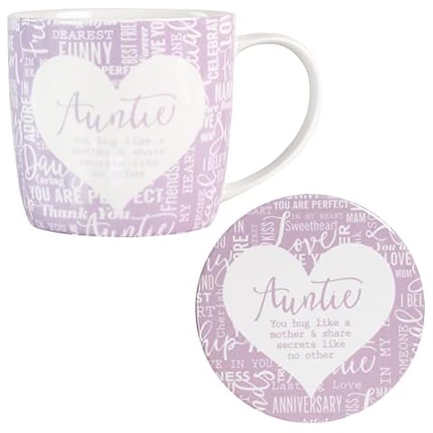 Said with Sentiment 7150 Auntie Mug & Coaster Set Cover