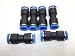Produktbild 6 x 4mm Nylon Pneumatic Inline Push Fit Straight Connector Speed Hose Air Lines
