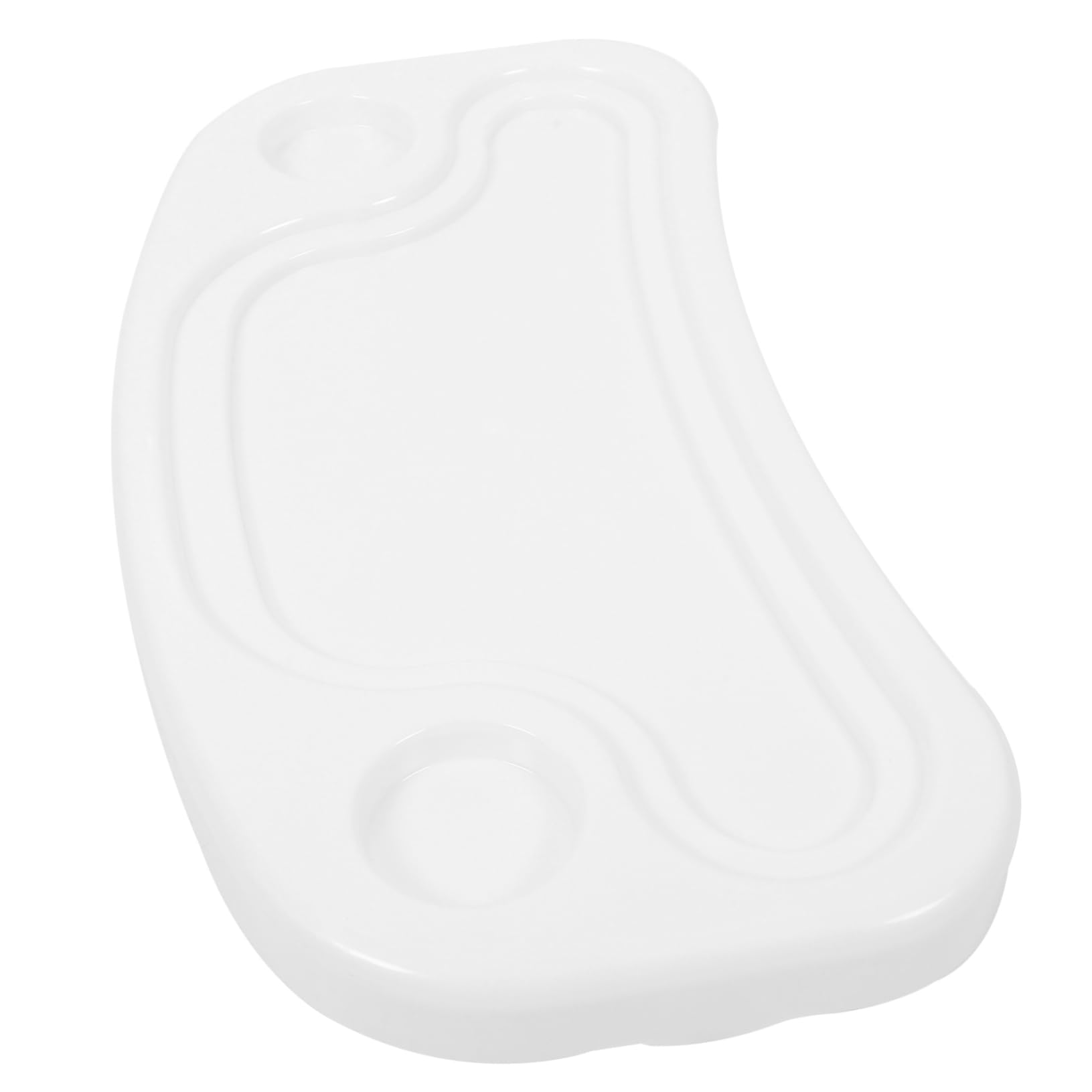 ERINGOGO Dining Plate Booster Seat Dining Universal Food Tray Top Mat for Babies and Attach Trend Plates Board Plastic White