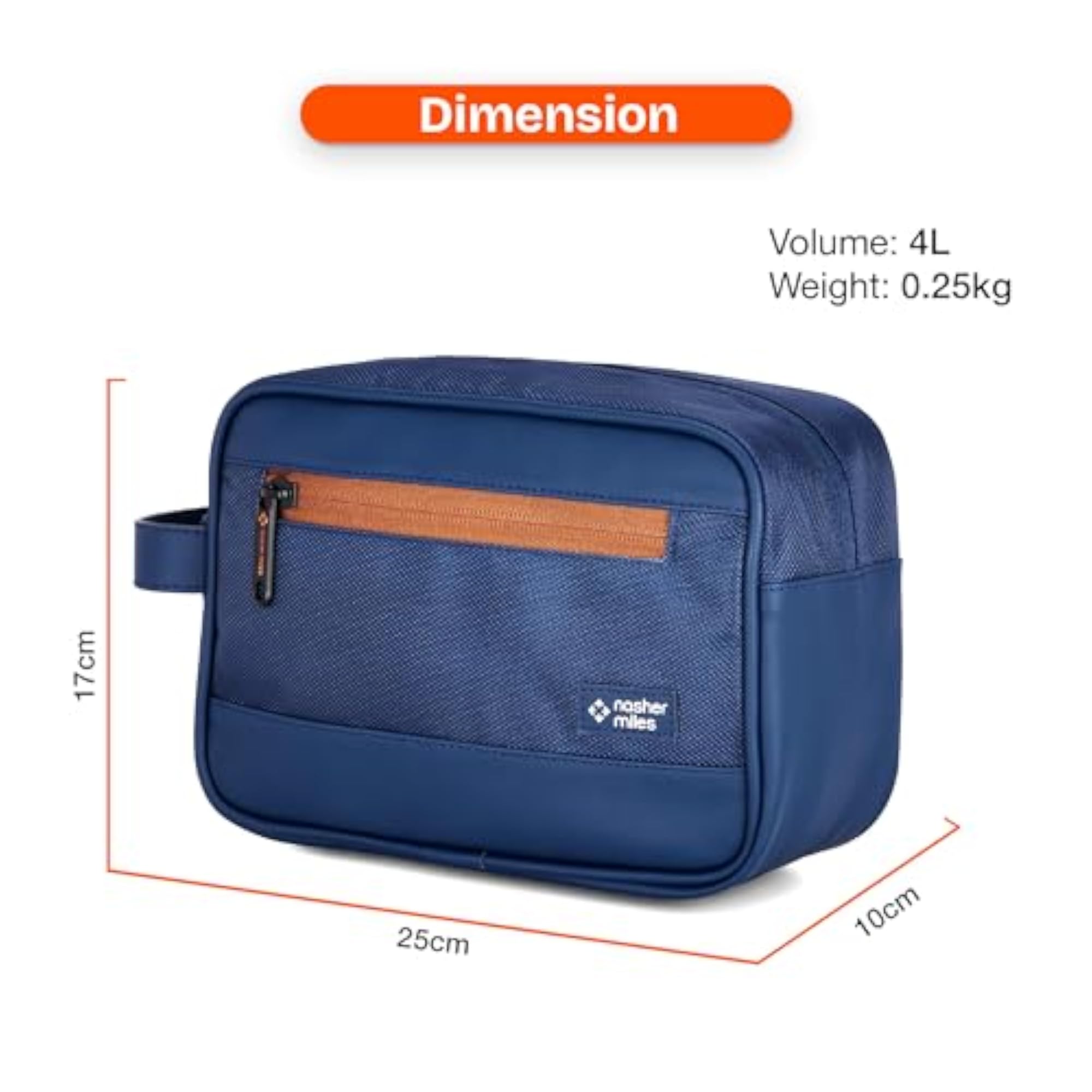 Stash Toiletry Kit, Cosmetic Bag, PU & Polyester Travel Organizer