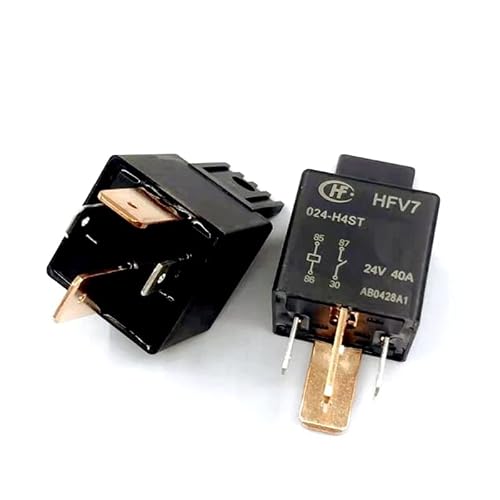 GJZIFGFWQ Relay HFV7 024-H4ST 024 H4ST HFV7024H4ST 12VDC DC12V 12V 40A 4PIN(10PCS)