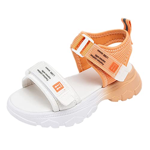 Generic Children Shoes Platform Sandals Color Matching Soft Sole Beach Sports Sandals Kids Dress Sandals Girls