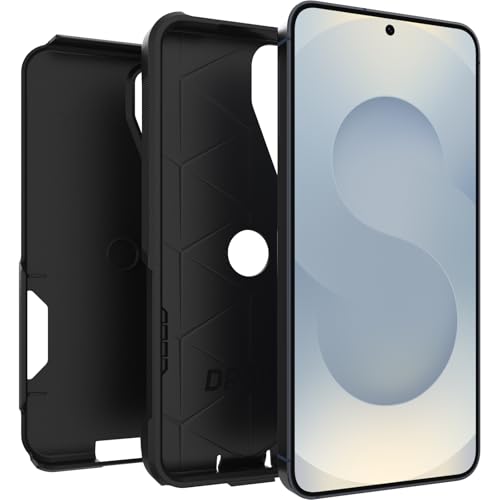 Image of OtterBox Samsung Galaxy S25 Commuter Series Case - Black (ships in polybag, ideal for business customers)
