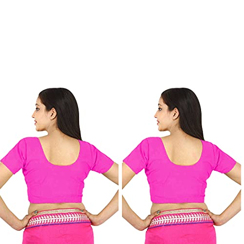 Image of Namita Women's Rubia Cotton Solid Half Sleeve Blouse