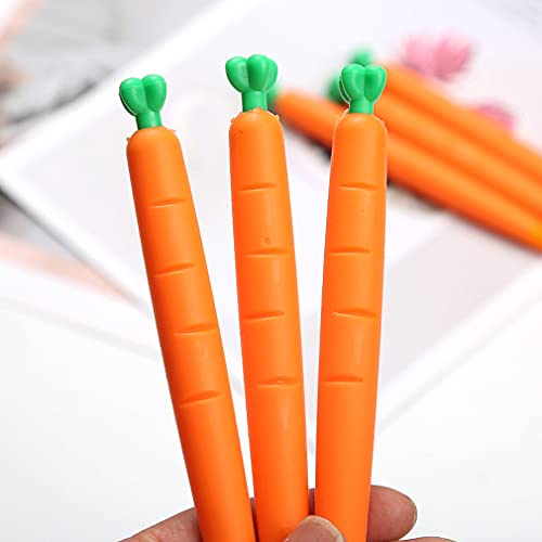 sencoo 4 pack Carrot Mechanical Pencil Creative Student Stationery Children Brithday Present School Prize Kiddos Gift (0.7mm)