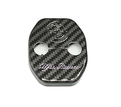 Eppar New Decorative Door Lock Cover 4PCS Compatible with ALFA Romeo Stelvio 2017-2019 (B-Style)