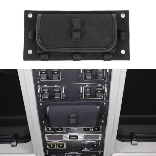 Tumukiw Overhead Storage Bag Compatible with INEOS Grenadier 2020-2024 2025, Front Car Roof Control Panel Storage Box Auto Accessories