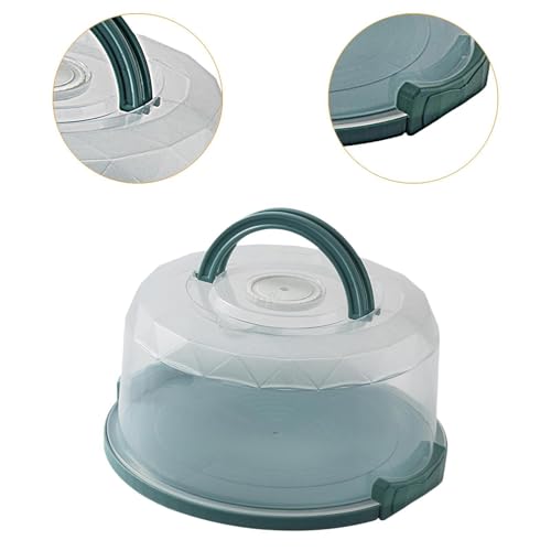 Cake Carrier with Cover and Handle 8 inch Cake Cake Box Dustproof Cake Carry Container Cupcake Holder for Parties Dishes