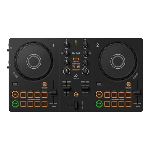 Pioneer DJ AlphaTheta DDJ-FLX2 Compact 2-Channel DJ Controller