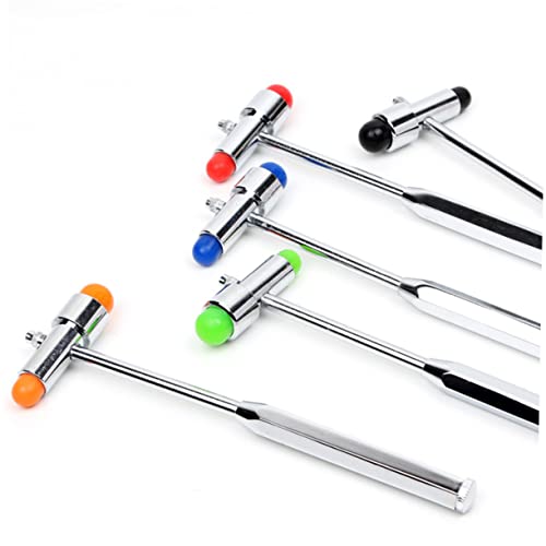 Cabilock Martillo de Reflejos Neurológico de Doble Cabeza Percusor para Diagnóstico y Prueba y Cepillo para Consultas Médicas
