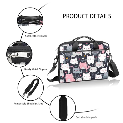 Bolso para Laptop VQUVQV Unisex, Resistente al Agua miniatura 4
