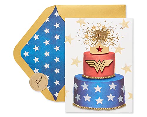 Carte d'anniversaire pour elle Papyrus avec un magnifique gâteau 3D pour femme