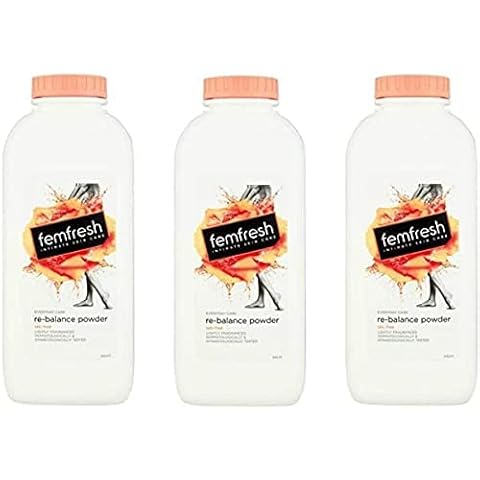 FEMFRESH Pack of 1/2/3/6 x 200G Body Powder Intimate Hygiene RE-Balance Talc Free Everyday Care New (Pack of 3) Cover