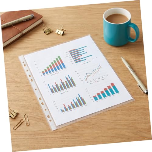 Fundas para archivador A4 impermeables SECFOU transparentes de alta resistencia 7