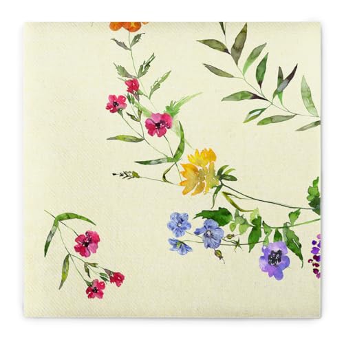 Mank Airlaid Serviette Molly, 40 x 40 cm, 50 Stück – Stoffähnliche Servietten für Hochzeiten, Geburtstagsfeiern und besondere Anlässe – Hochwertige, Saugfähige Tischdeko