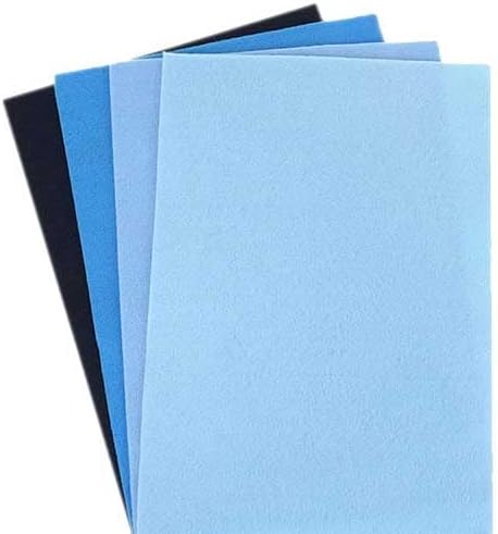 Dovecraft Essentials - A4 Premium Coloured Crafting Felt Packs - Decorations Cardmaking Arts Crafts - Simply Sew Crafty™ (100 x Assorted)