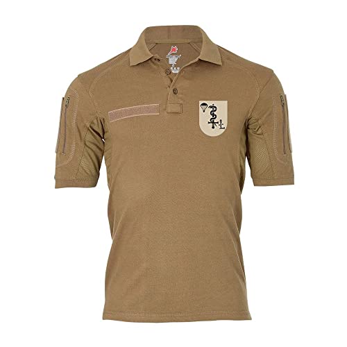 Polo tactique Alfa Kdo Kommando SES Leer Blason 39258 sable XXL pour homme