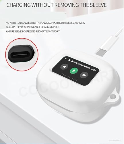 Image of Silicone Case Cover for Live Beam 3 | Live Flex 3 | Live Buds 3 (Lanyard,White)