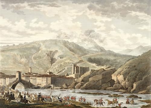 Cuadro pintura al óleo de la Batalla de Millesimo por Antoine Vernet para hogar, 60x90cm