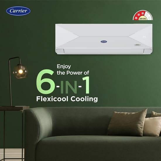 Image of Carrier 20k Xpert Edge Fxi Wi-fi Alpha Hybridjet(2.0) Inverter 1.5 Ton 5 Star Split Ac (CAI20PE5R35W0)| Coppper| 6 in 1 Flexicool Cooling | PM 2.5 Filter | Auto Restart,INSTA COOL /TURBO | 4-Way swing